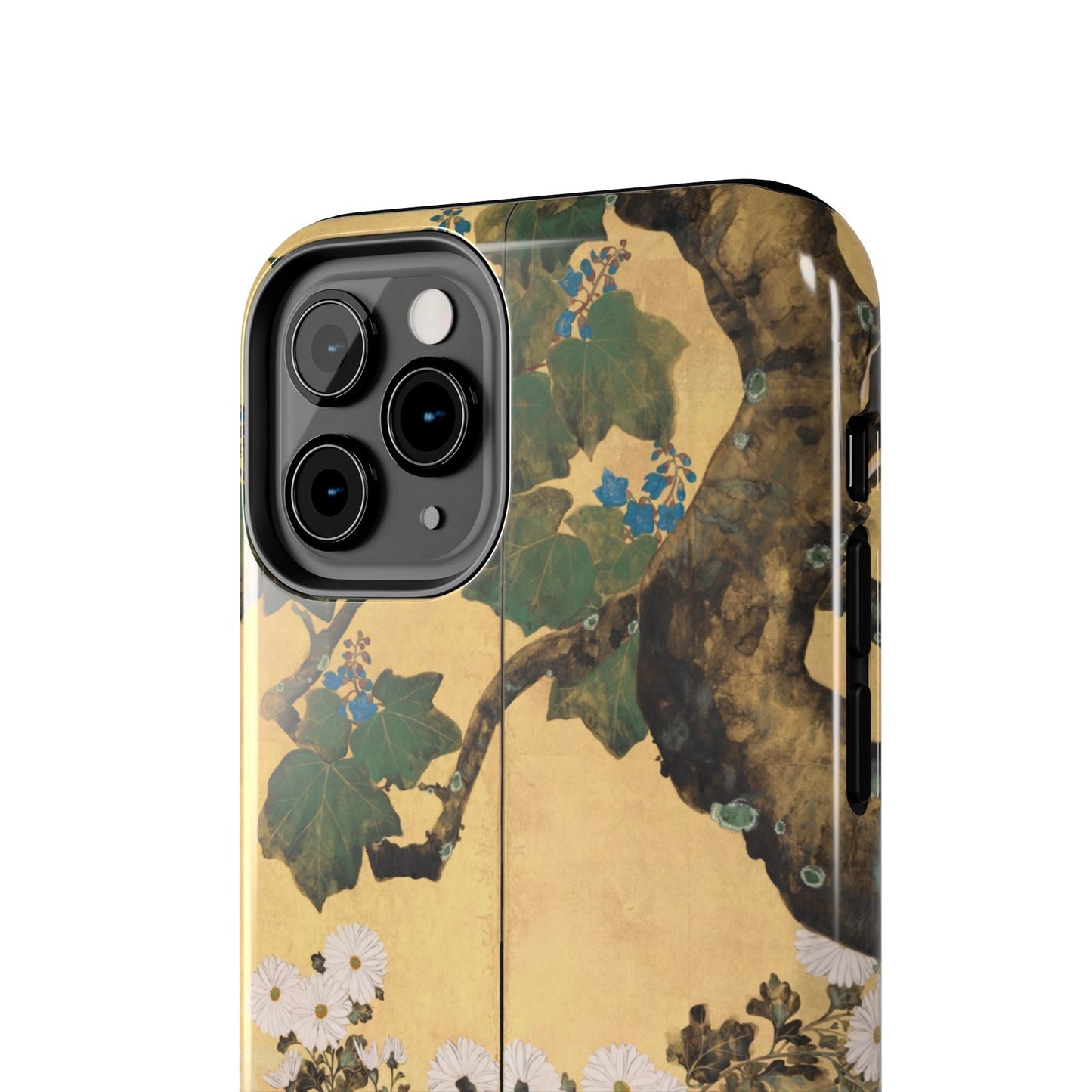 Japanese Gold Leaf Floral Art - iPhone Case, Elegant & Protective - BOGO Cases