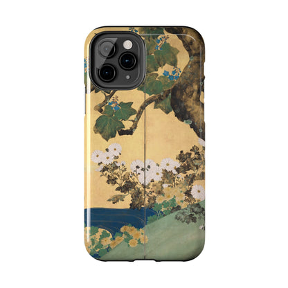 Japanese Gold Leaf Floral Art - iPhone Case, Elegant & Protective - BOGO Cases