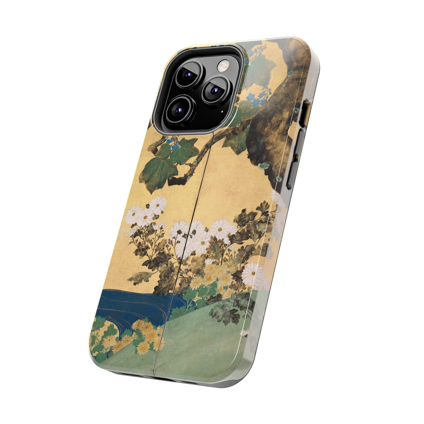 Japanese Gold Leaf Floral Art - iPhone Case, Elegant & Protective - BOGO Cases