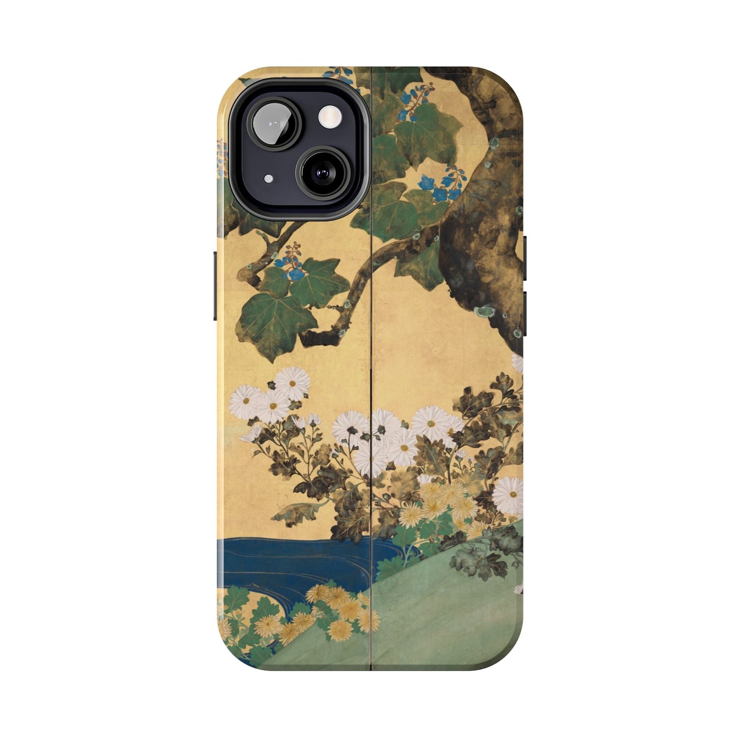 Japanese Gold Leaf Floral Art - iPhone Case, Elegant & Protective - BOGO Cases