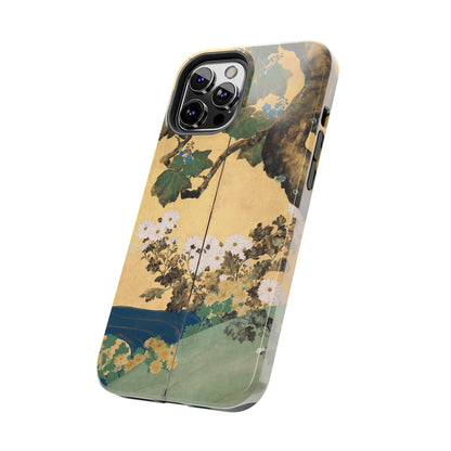 Japanese Gold Leaf Floral Art - iPhone Case, Elegant & Protective - BOGO Cases