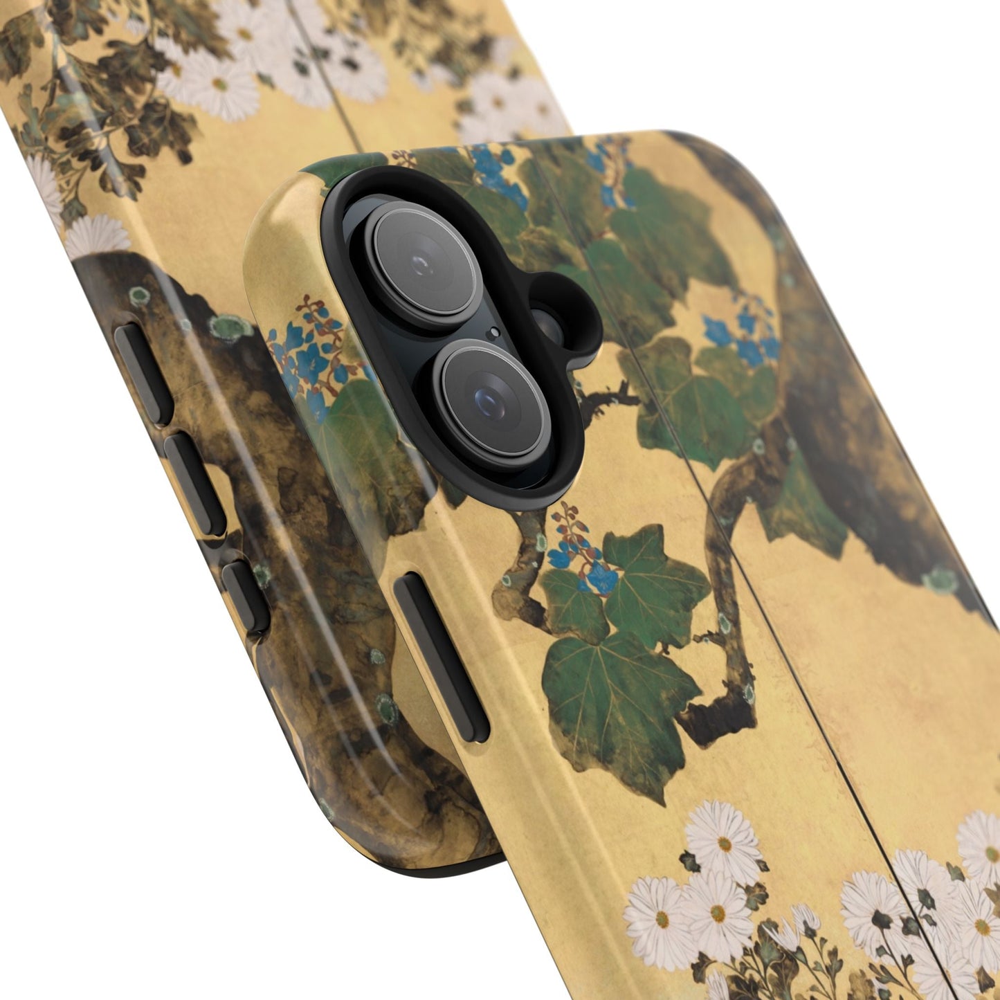 Japanese Gold Leaf Floral Art - iPhone Case, Elegant & Protective - BOGO Cases