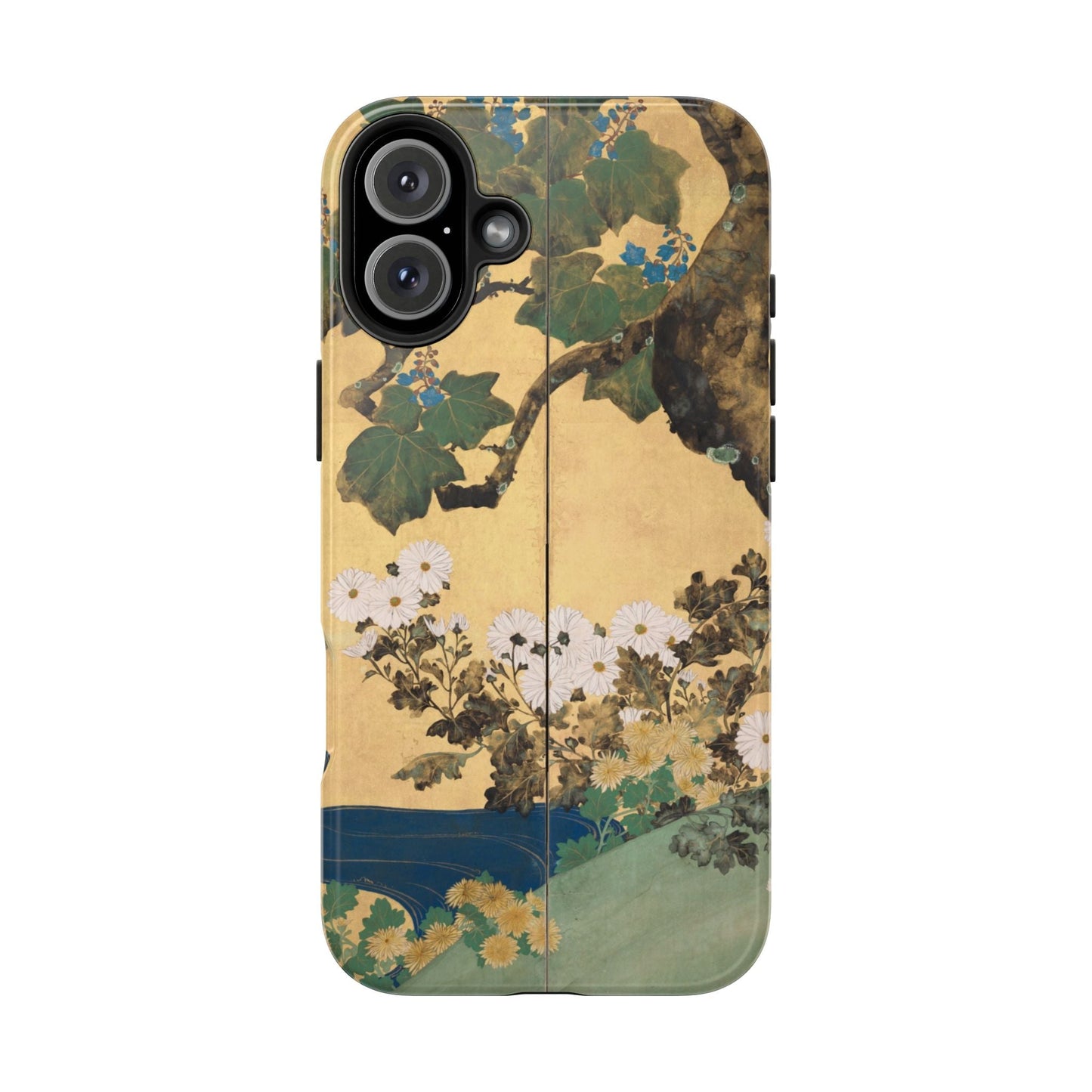 Japanese Gold Leaf Floral Art - iPhone Case, Elegant & Protective - BOGO Cases