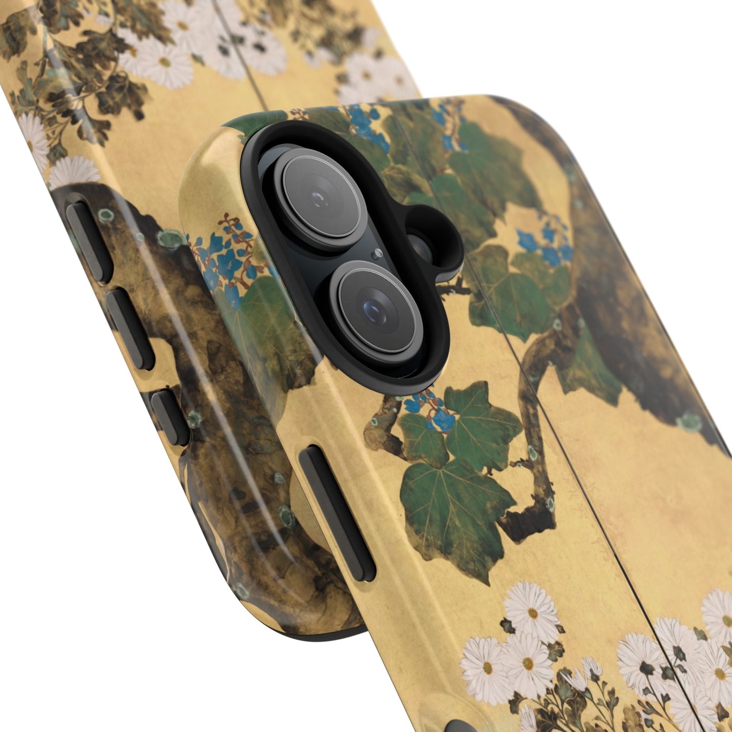 Japanese Gold Leaf Floral Art - iPhone Case, Elegant & Protective - BOGO Cases