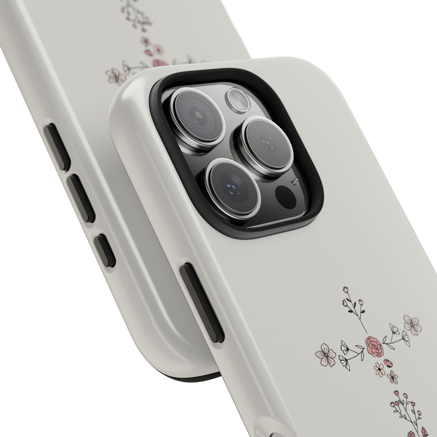 John 14:15 Floral Cross - iPhone Series Case - BOGO Cases