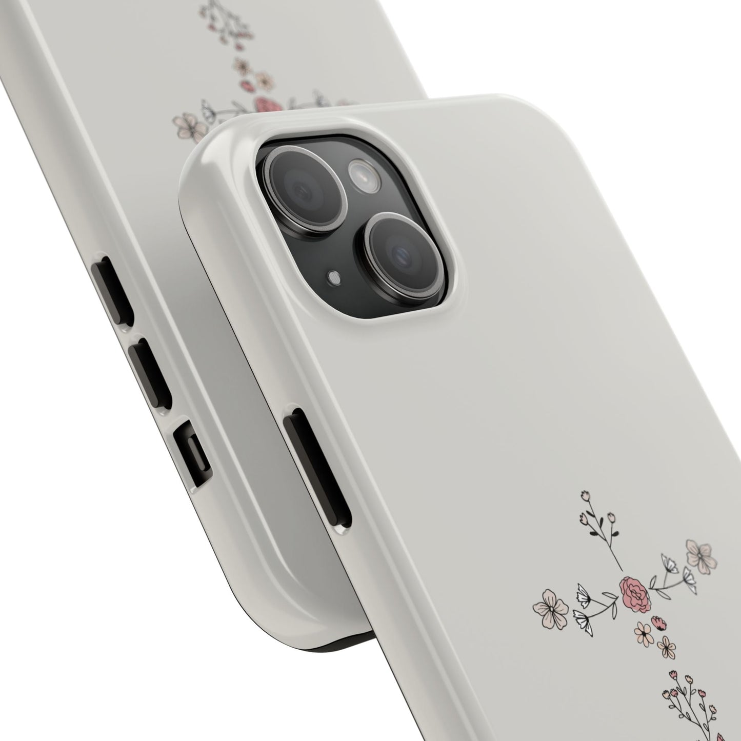 John 14:15 Floral Cross - iPhone Series Case - BOGO Cases