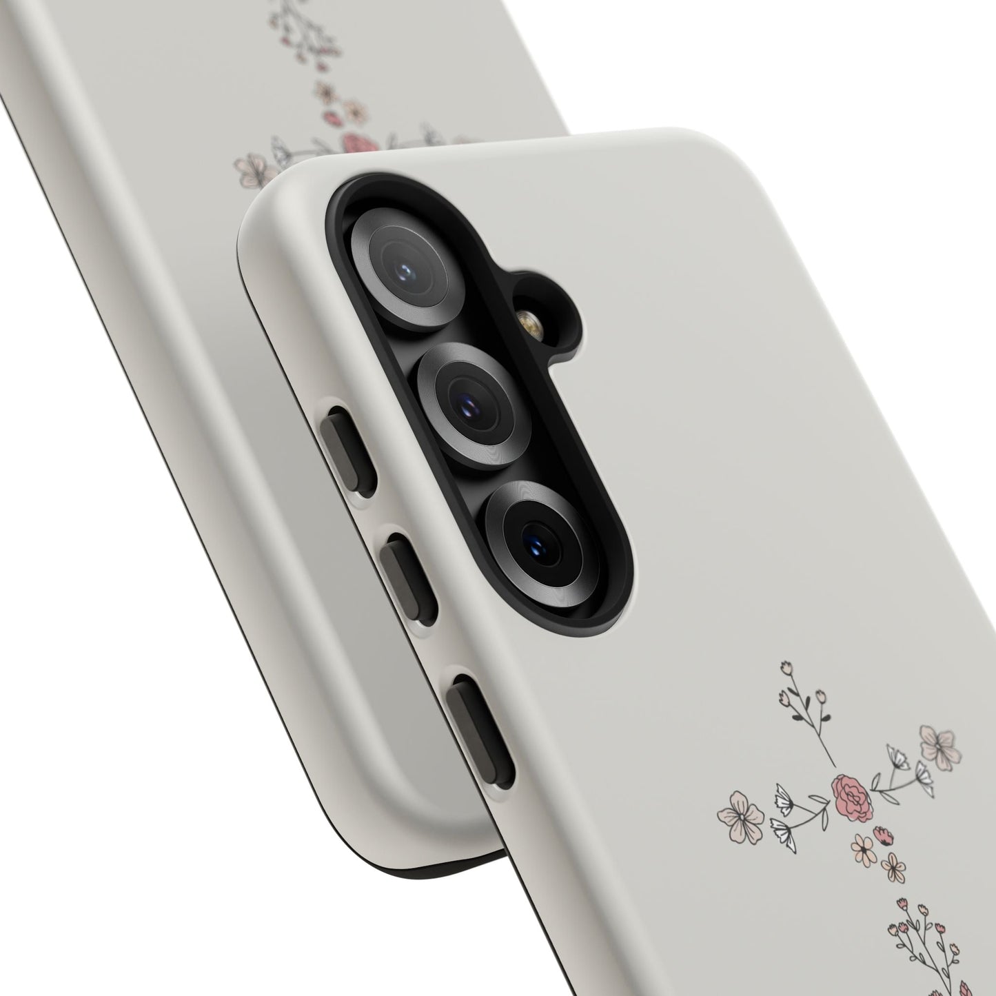 John 14:15 Floral Cross - Samsung Galaxy Case - BOGO Cases