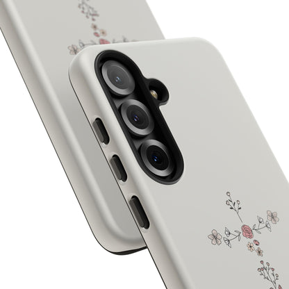 John 14:15 Floral Cross - Samsung Galaxy Case - BOGO Cases