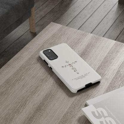 John 14:15 Floral Cross - Samsung Galaxy Case - BOGO Cases