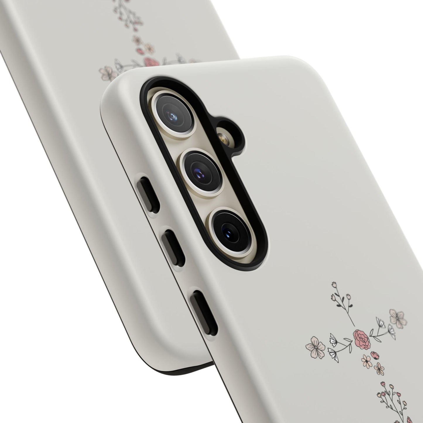 John 14:15 Floral Cross - Samsung Galaxy Case - BOGO Cases
