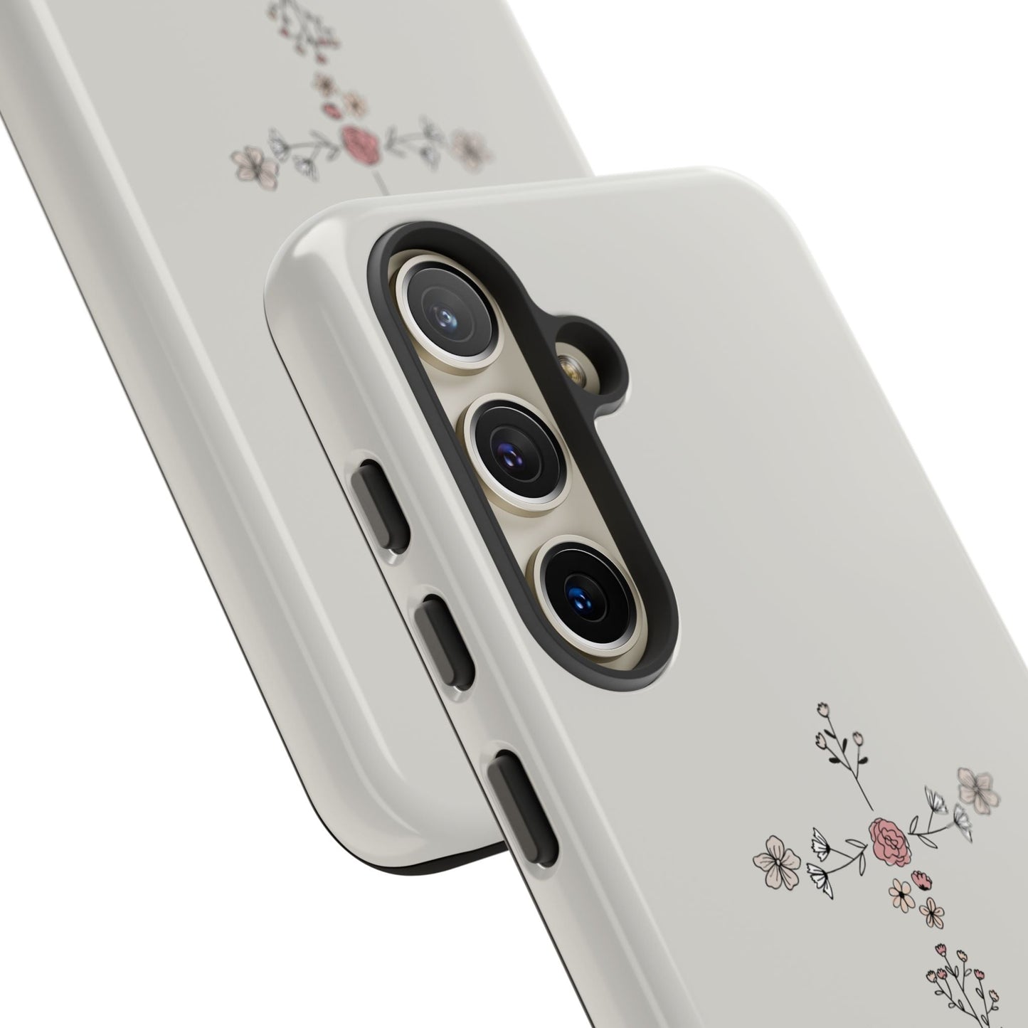 John 14:15 Floral Cross - Samsung Galaxy Case - BOGO Cases