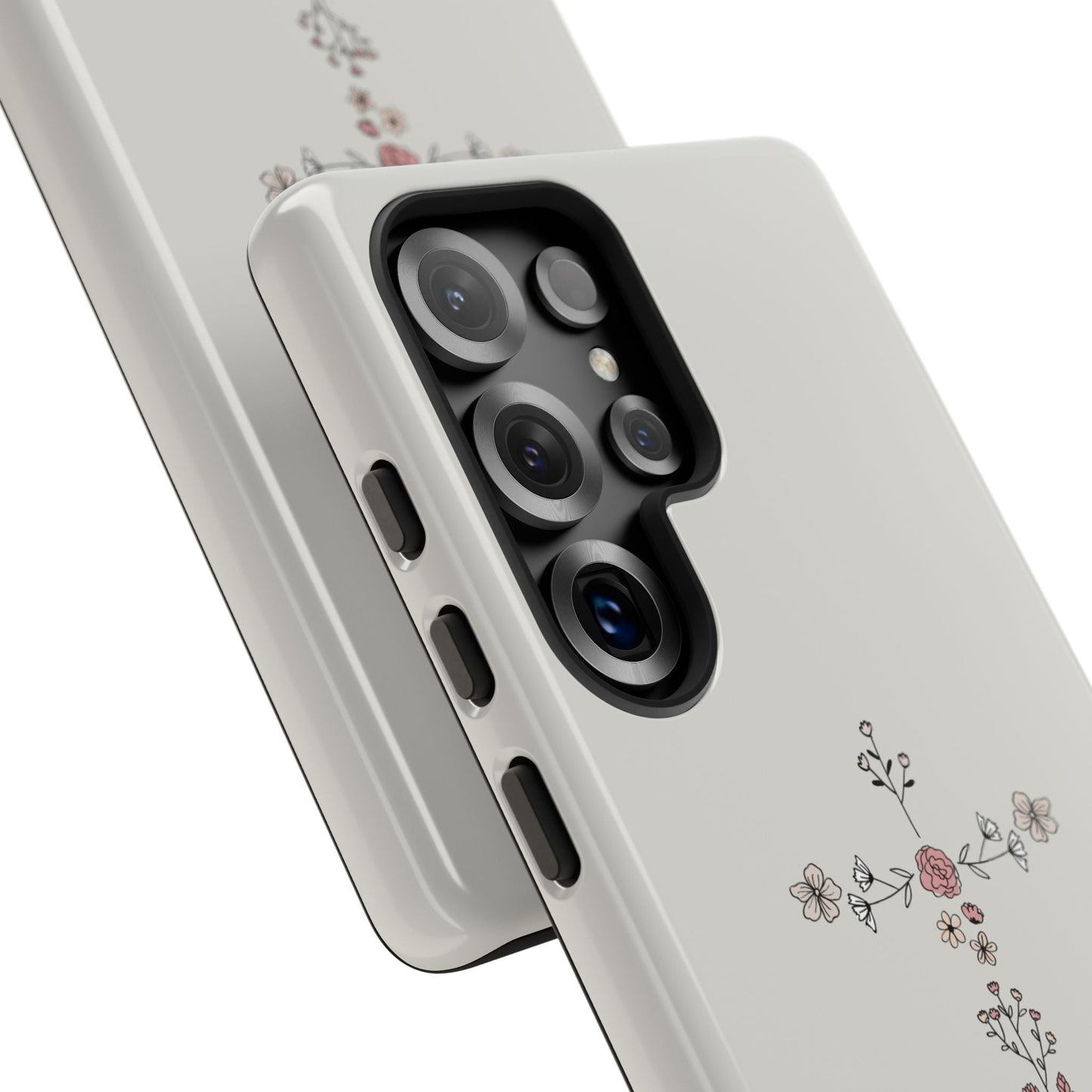 John 14:15 Floral Cross - Samsung Galaxy Case - BOGO Cases