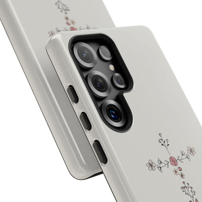 John 14:15 Floral Cross - Samsung Galaxy Case - BOGO Cases