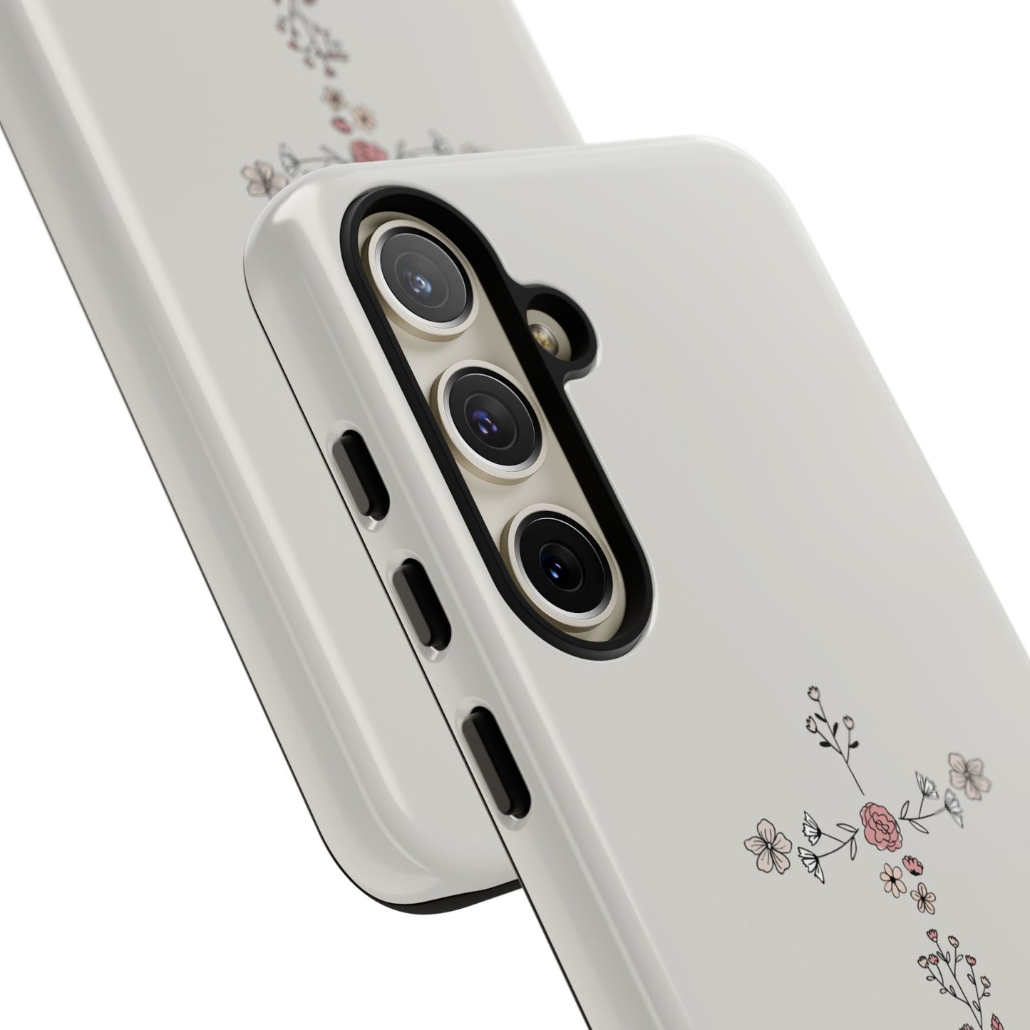 John 14:15 Floral Cross - Samsung Galaxy Case - BOGO Cases