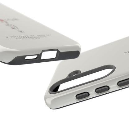 John 14:15 Floral Cross - Samsung Galaxy Case - BOGO Cases