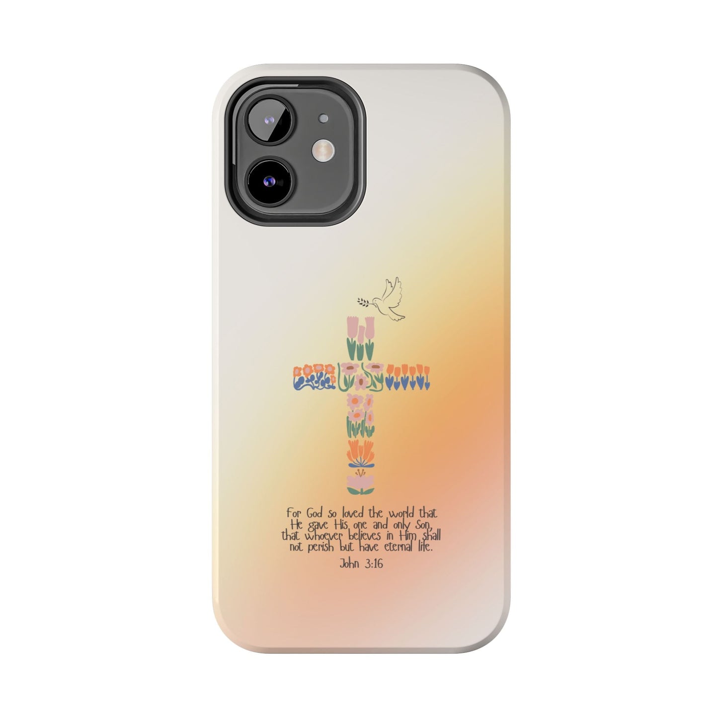 John 3:16 Floral Cross - iPhone Series Case - BOGO Cases