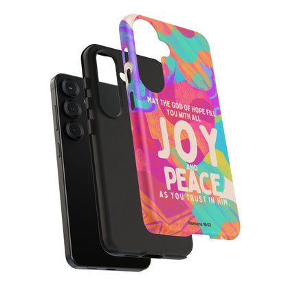 Joy and Peace Romans 15:13 Abstract Art - Samsung Galaxy Case - BOGO Cases