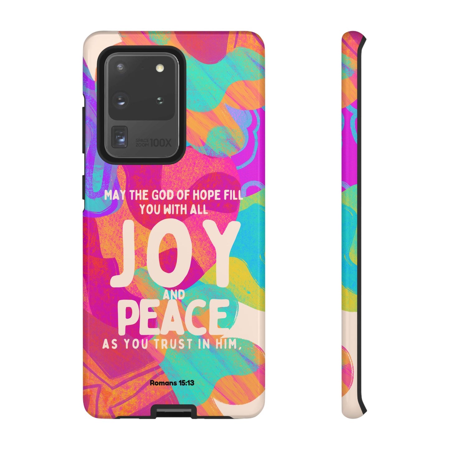 Joy and Peace Romans 15:13 Abstract Art - Samsung Galaxy Case - BOGO Cases