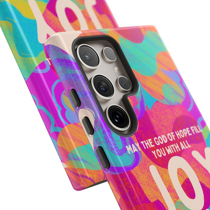Joy and Peace Romans 15:13 Abstract Art - Samsung Galaxy Case - BOGO Cases