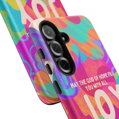 Joy and Peace Romans 15:13 Abstract Art - Samsung Galaxy Case - BOGO Cases