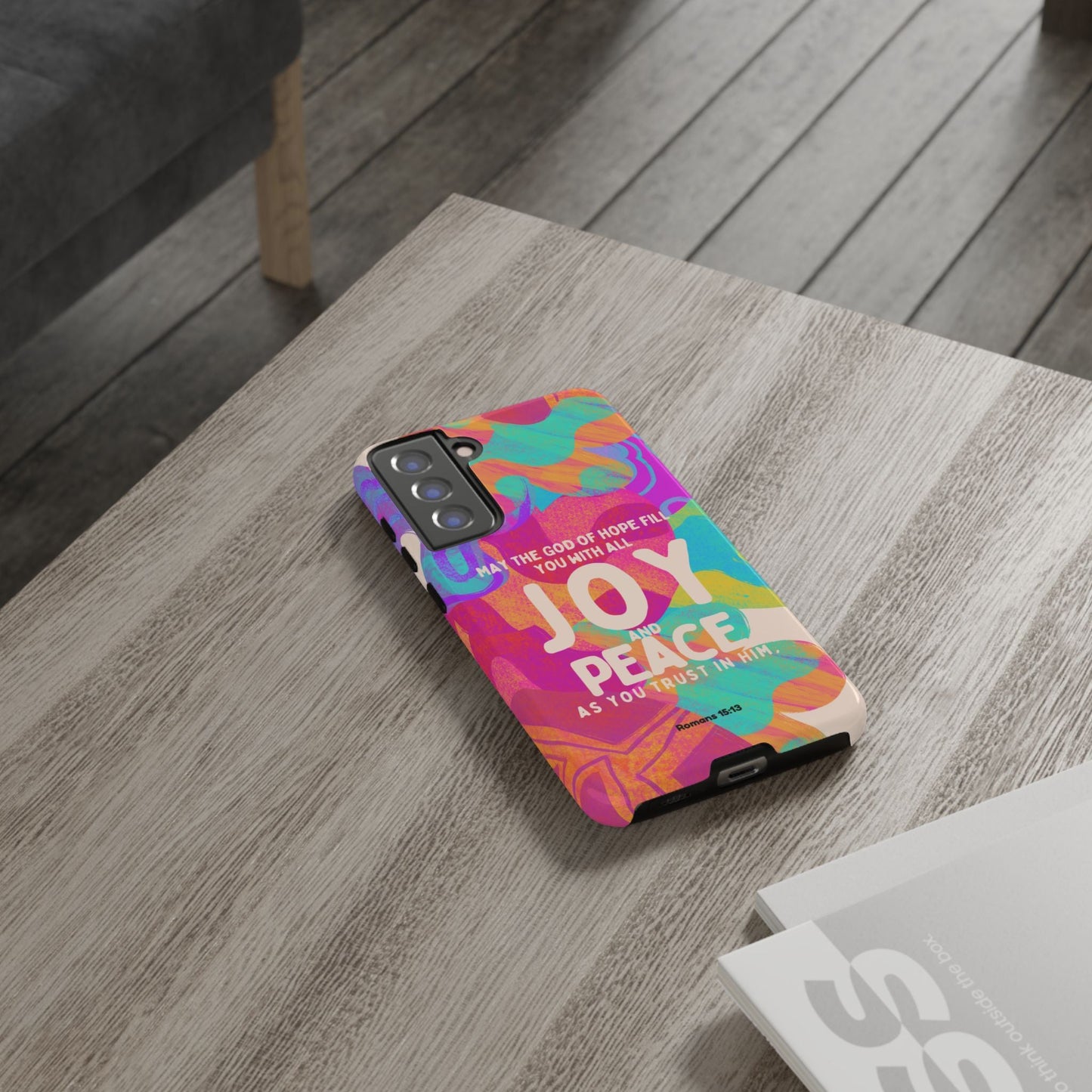 Joy and Peace Romans 15:13 Abstract Art - Samsung Galaxy Case - BOGO Cases