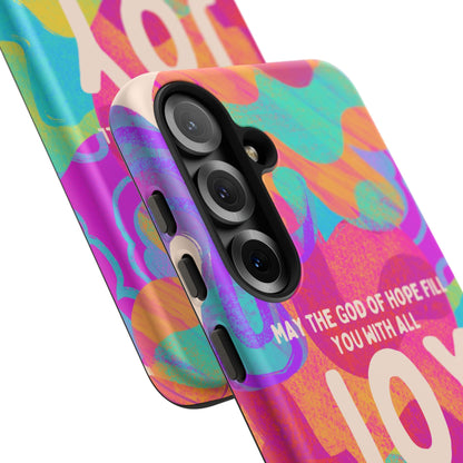 Joy and Peace Romans 15:13 Abstract Art - Samsung Galaxy Case - BOGO Cases