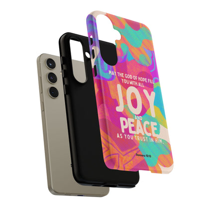 Joy and Peace Romans 15:13 Abstract Art - Samsung Galaxy Case - BOGO Cases
