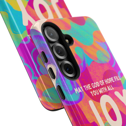 Joy and Peace Romans 15:13 Abstract Art - Samsung Galaxy Case - BOGO Cases