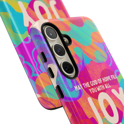 Joy and Peace Romans 15:13 Abstract Art - Samsung Galaxy Case - BOGO Cases