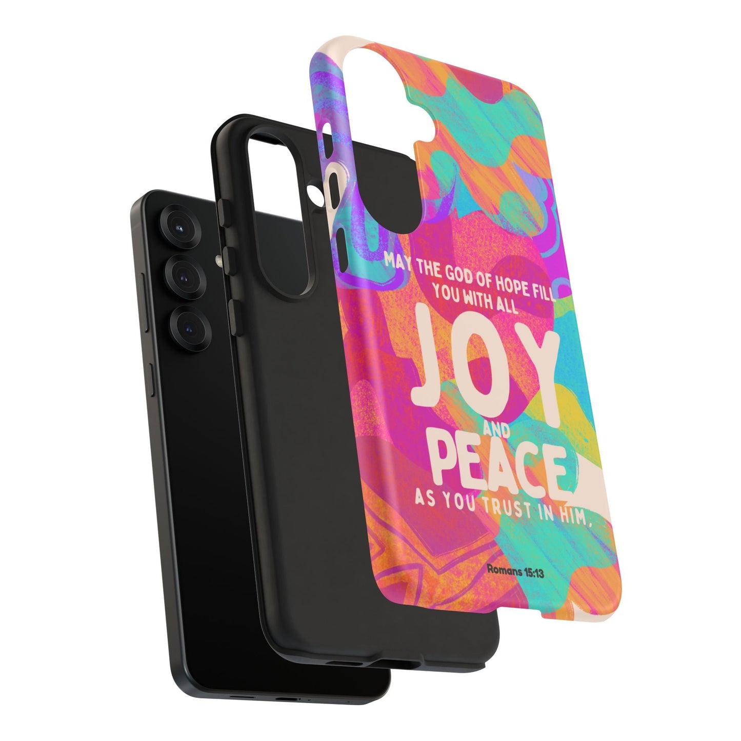 Joy and Peace Romans 15:13 Abstract Art - Samsung Galaxy Case - BOGO Cases