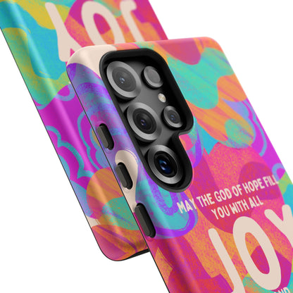 Joy and Peace Romans 15:13 Abstract Art - Samsung Galaxy Case - BOGO Cases