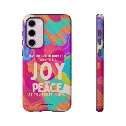 Joy and Peace Romans 15:13 Abstract Art - Samsung Galaxy Case - BOGO Cases