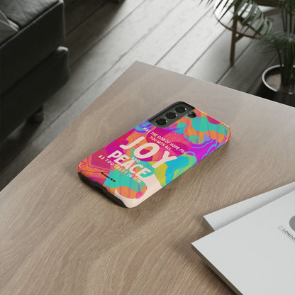 Joy and Peace Romans 15:13 Abstract Art - Samsung Galaxy Case - BOGO Cases