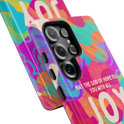 Joy and Peace Romans 15:13 Abstract Art - Samsung Galaxy Case - BOGO Cases