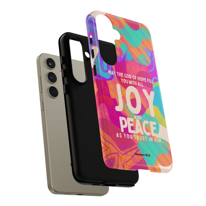 Joy and Peace Romans 15:13 Abstract Art - Samsung Galaxy Case - BOGO Cases