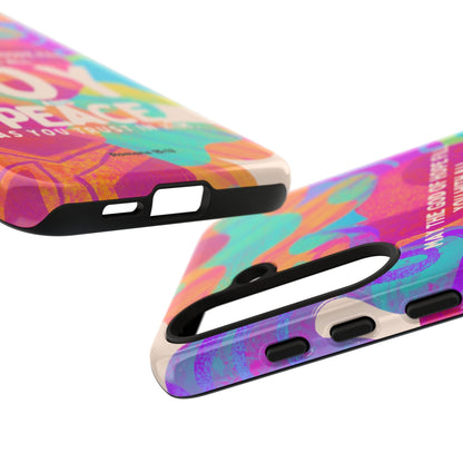 Joy and Peace Romans 15:13 Abstract Art - Samsung Galaxy Case - BOGO Cases