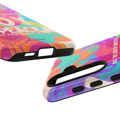 Joy and Peace Romans 15:13 Abstract Art - Samsung Galaxy Case - BOGO Cases