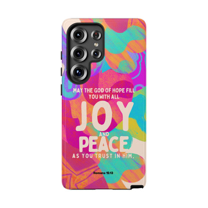 Joy and Peace Romans 15:13 Abstract Art - Samsung Galaxy Case - BOGO Cases