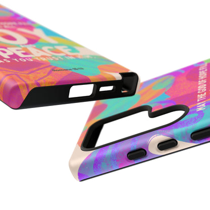 Joy and Peace Romans 15:13 Abstract Art - Samsung Galaxy Case - BOGO Cases