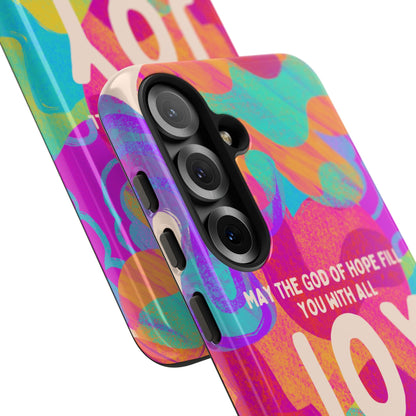 Joy and Peace Romans 15:13 Abstract Art - Samsung Galaxy Case - BOGO Cases