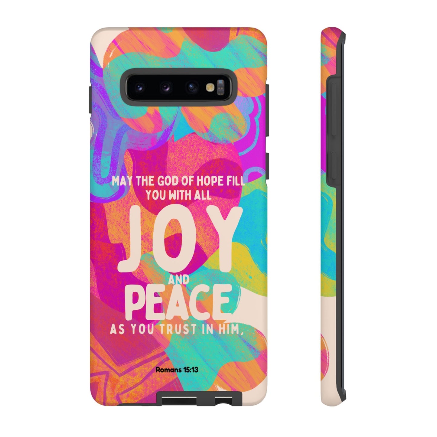 Joy and Peace Romans 15:13 Abstract Art - Samsung Galaxy Case - BOGO Cases