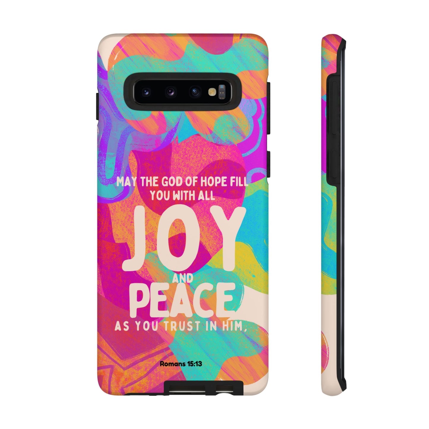 Joy and Peace Romans 15:13 Abstract Art - Samsung Galaxy Case - BOGO Cases