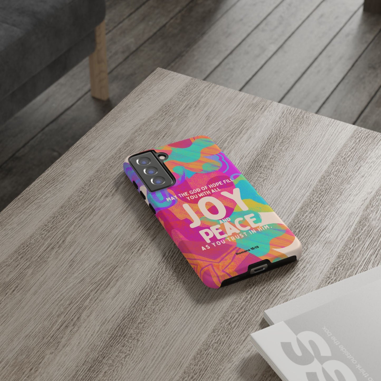 Joy and Peace Romans 15:13 Abstract Art - Samsung Galaxy Case - BOGO Cases
