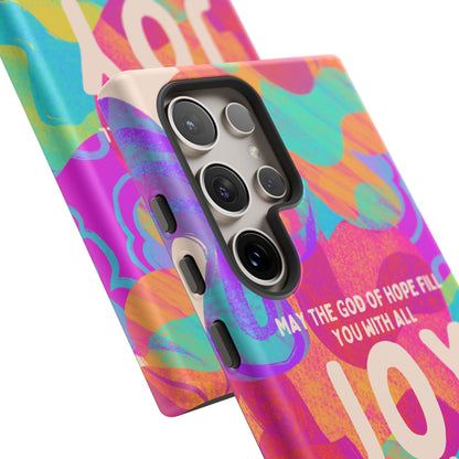 Joy and Peace Romans 15:13 Abstract Art - Samsung Galaxy Case - BOGO Cases