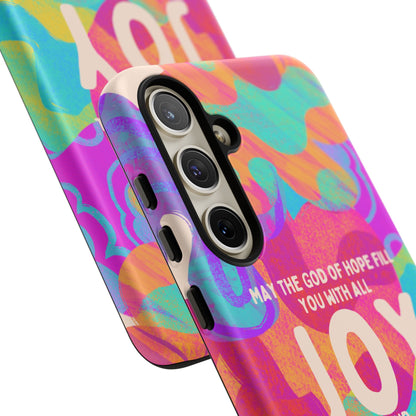 Joy and Peace Romans 15:13 Abstract Art - Samsung Galaxy Case - BOGO Cases