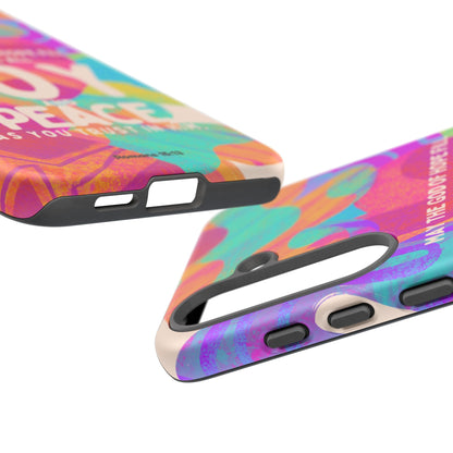 Joy and Peace Romans 15:13 Abstract Art - Samsung Galaxy Case - BOGO Cases