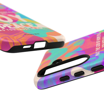Joy and Peace Romans 15:13 Abstract Art - Samsung Galaxy Case - BOGO Cases