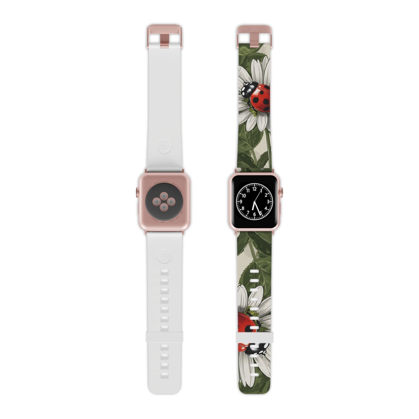 Ladybug & Daisy Garden Charm Apple Watch Band - BOGO Cases