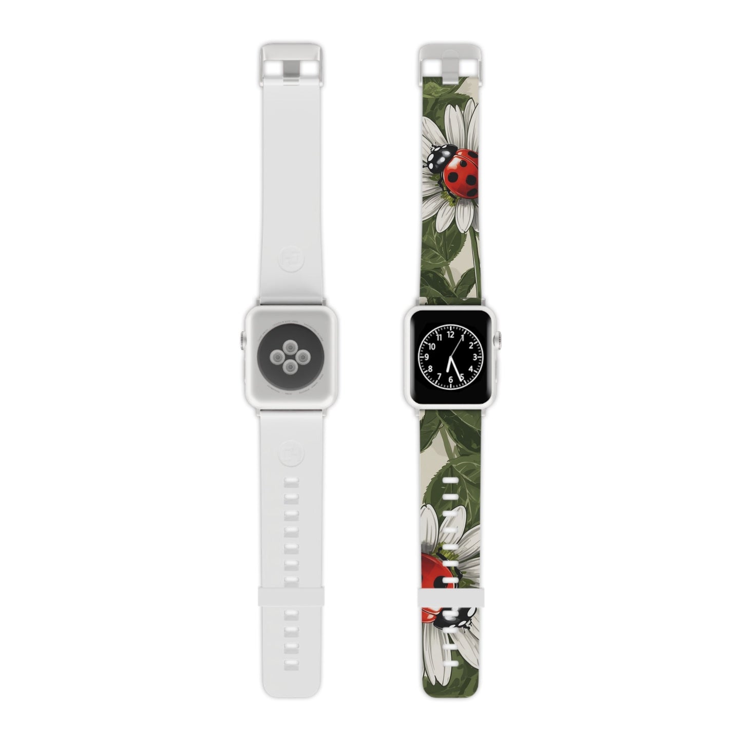 Ladybug & Daisy Garden Charm Apple Watch Band - BOGO Cases