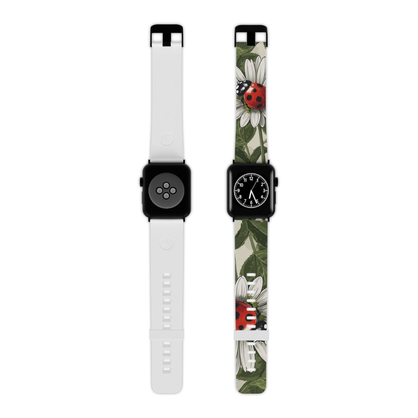 Ladybug & Daisy Garden Charm Apple Watch Band - BOGO Cases